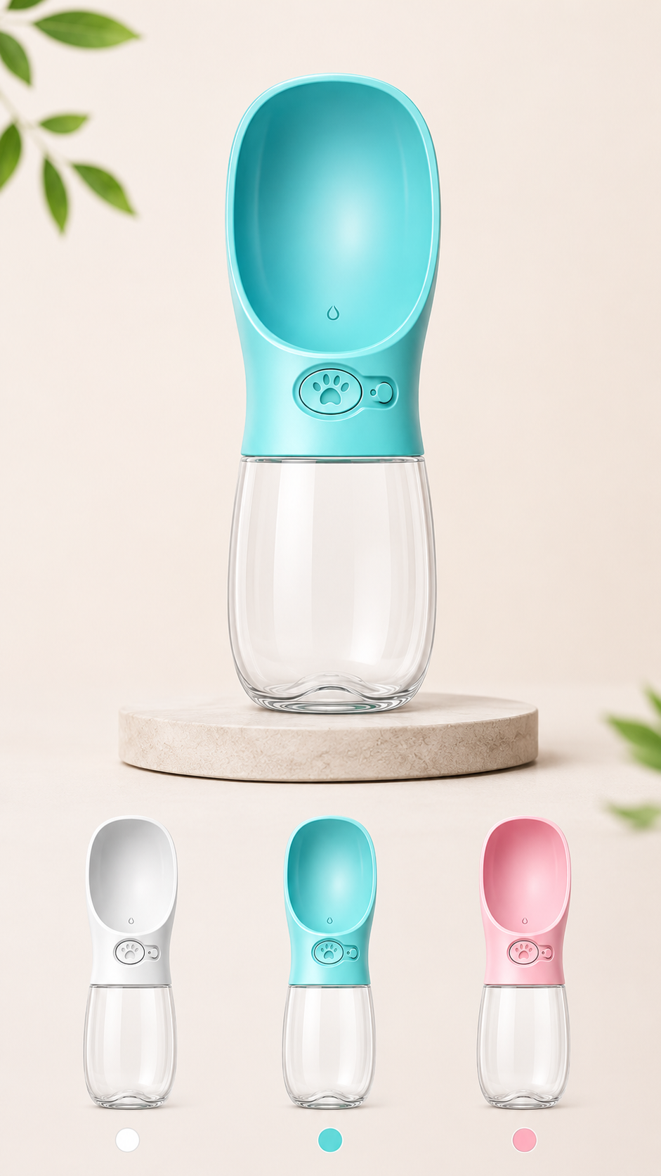Dispenser Portátil de Agua y Comida para Mascotas 🐾